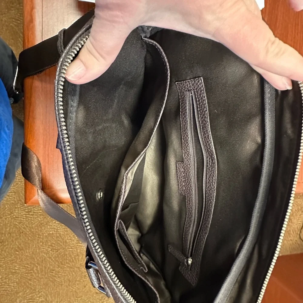 Cross Dark Brown Textured‎ Leather Briefcase - Excellent Condition